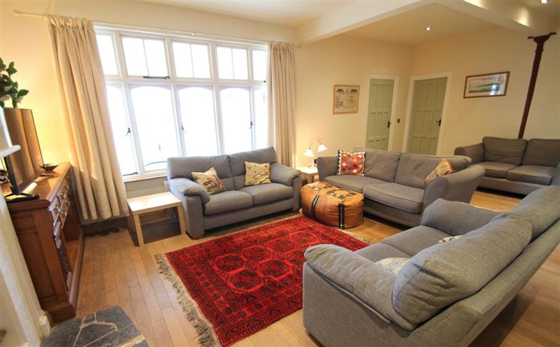 The living room at Redway Lodge, Porlock