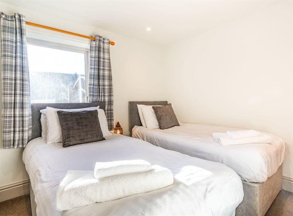 Twin bedroom at Redwood in Killerby, Cayton, Nr Scarborough, North Yorkshire., Great Britain