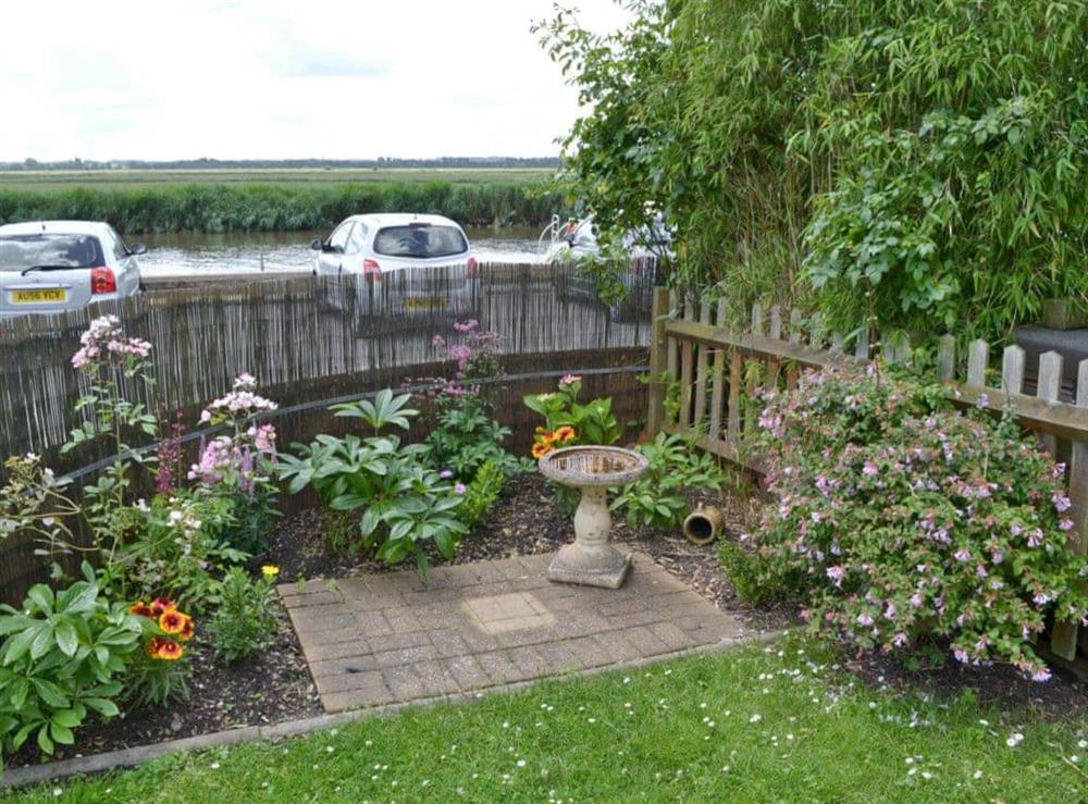 Garden at Reedcutters in Reedham, near Acle, Norfolk
