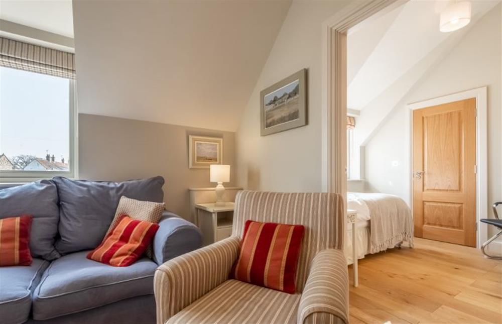 First floor: Sitting room in to bedroom four at Reenroe, Docking near Kings Lynn