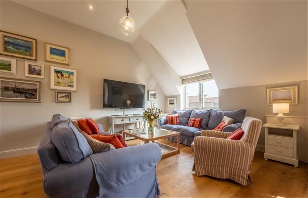 First floor: Sitting room with Smart television at Reenroe, Docking near Kings Lynn