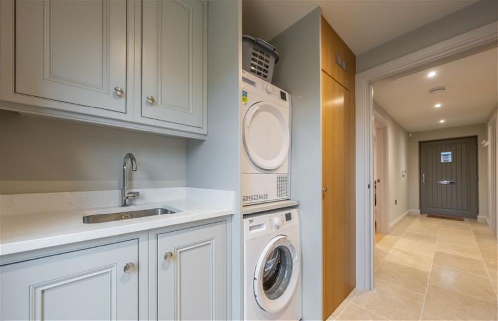 Ground floor: Utility with washing machine and dryer at Reenroe, Docking near Kings Lynn