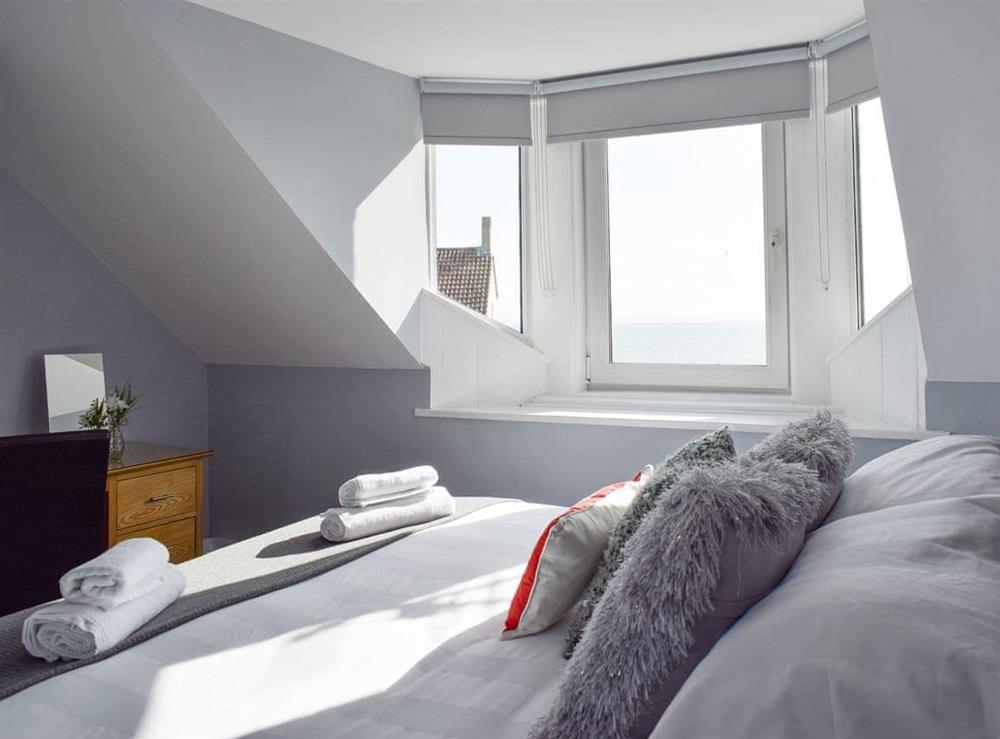 Light and airy double bedroom at Reflections in St Monans, near Anstruther, Fife