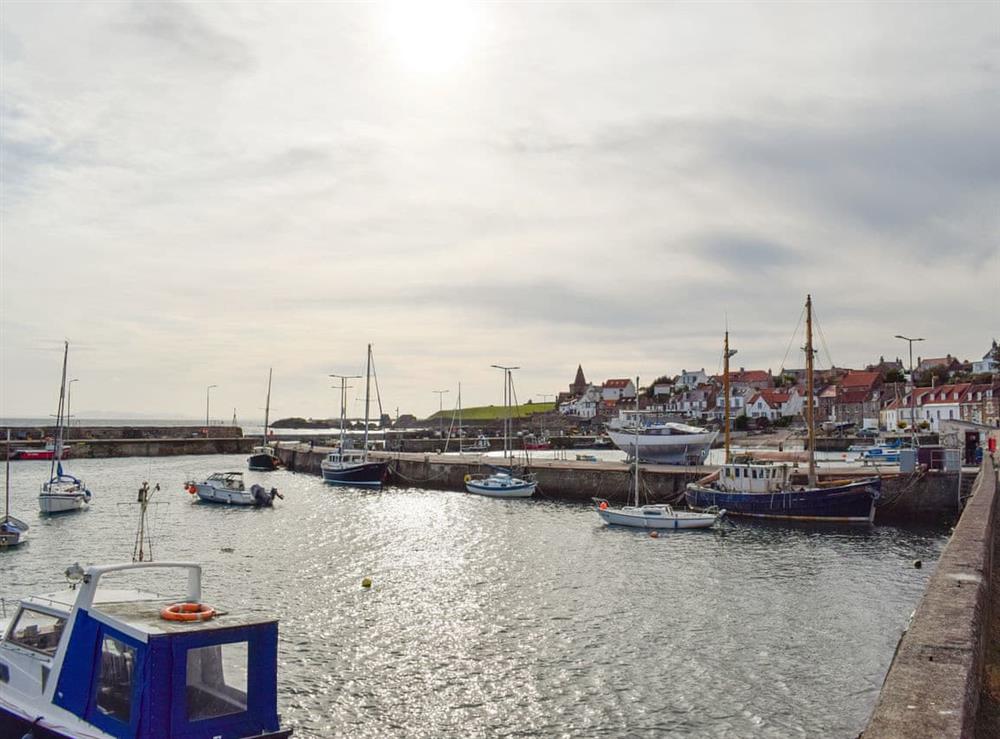 Peaceful local harbour at Reflections in St Monans, near Anstruther, Fife
