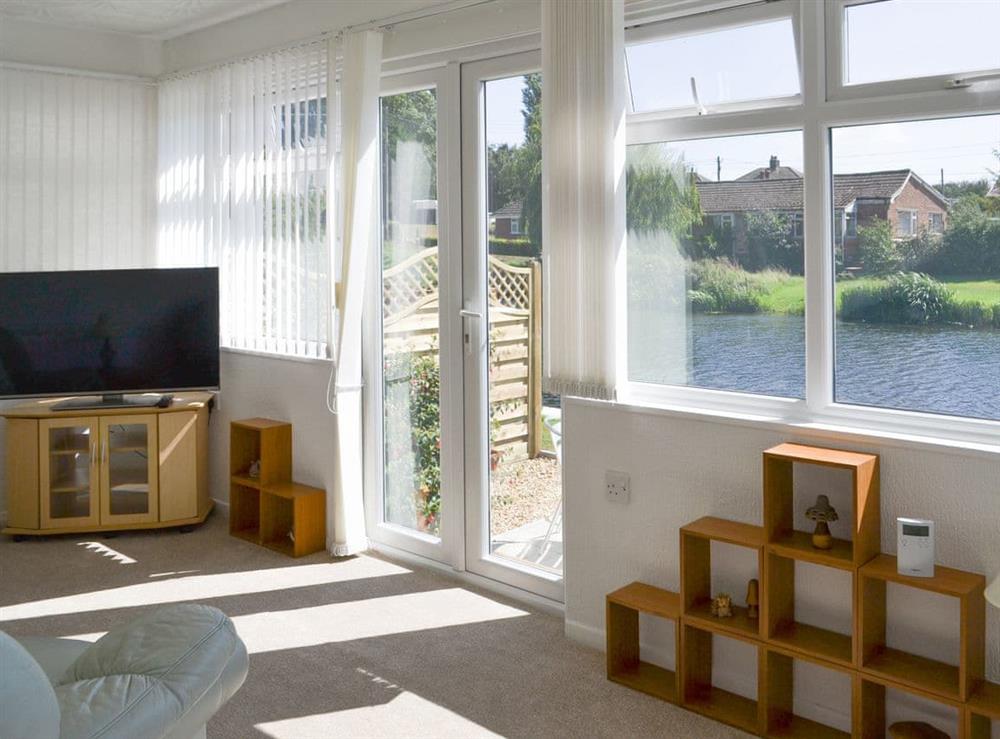 Living area at Reflections in Surfleet, Lincolnshire