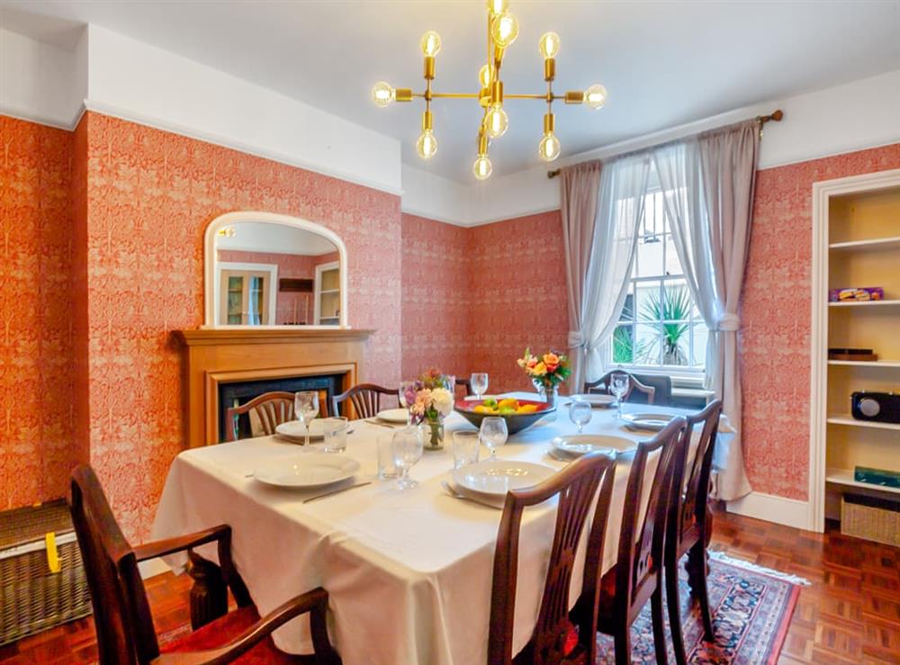 Dining room at Regency House in Hove, East Sussex