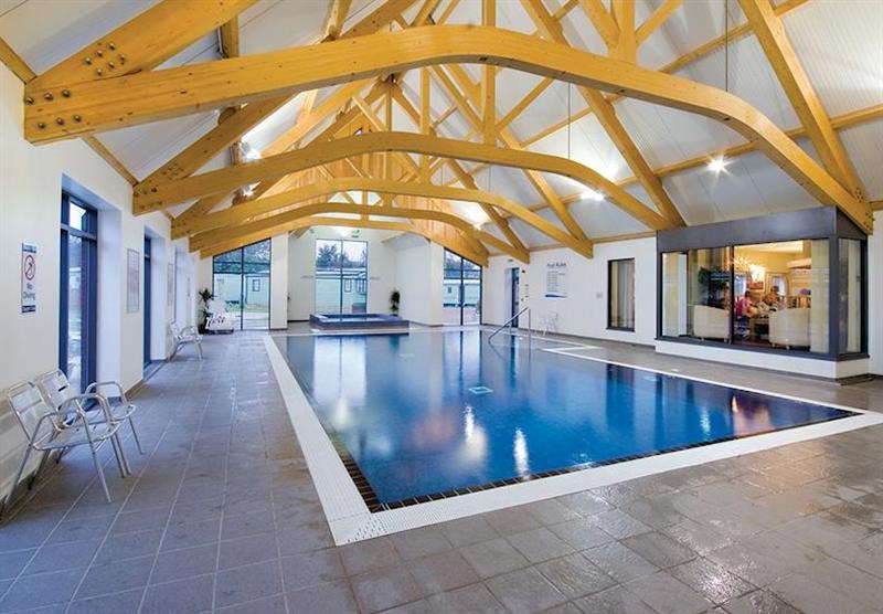 Indoor heated swimming pool at Regent Bay Holiday Park in Westgate, Morecambe