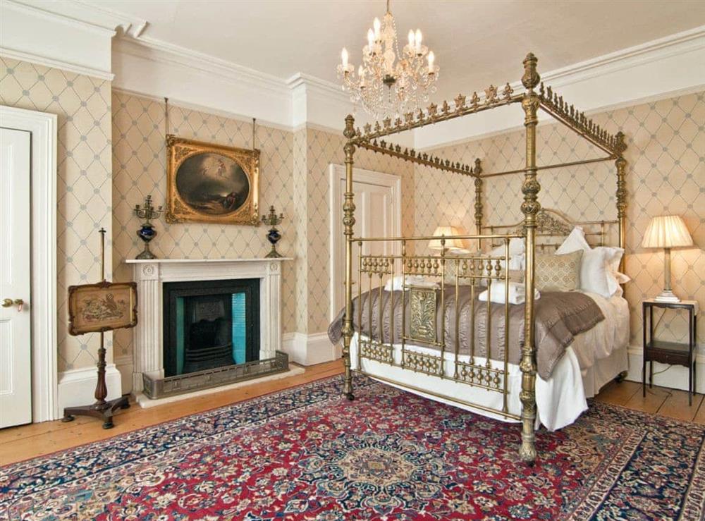 Elegantly decorated four Poster bedroom at Regents House in Arundel, West Sussex., Great Britain