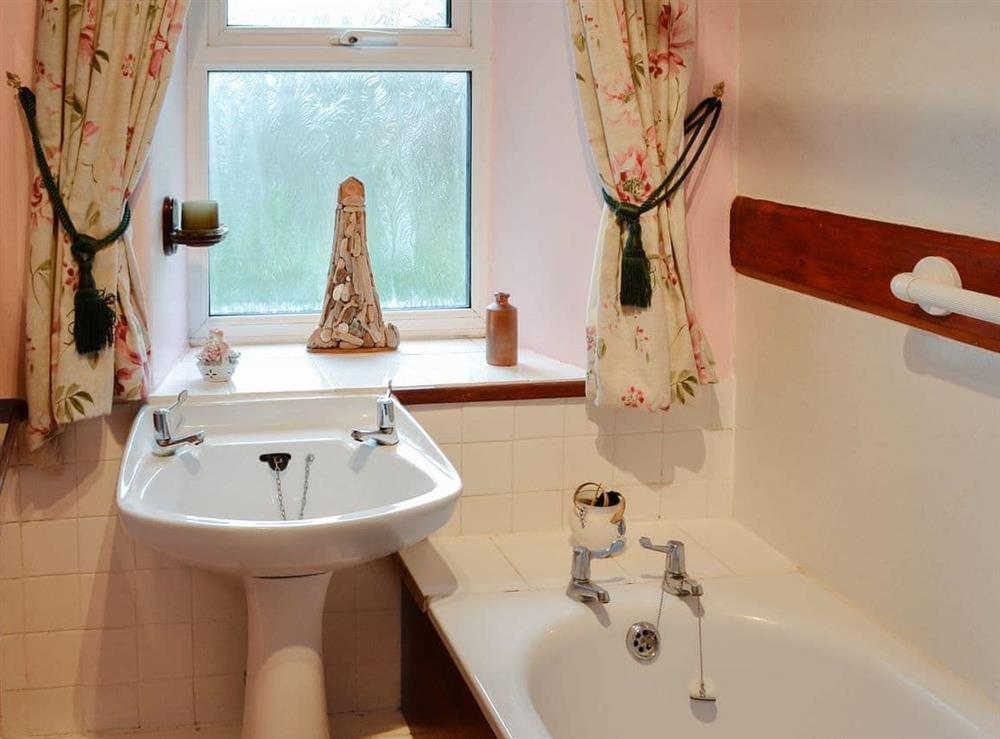 Bathroom at Regina Cottage in Mangerton, Nr Bridport, Dorset., Great Britain