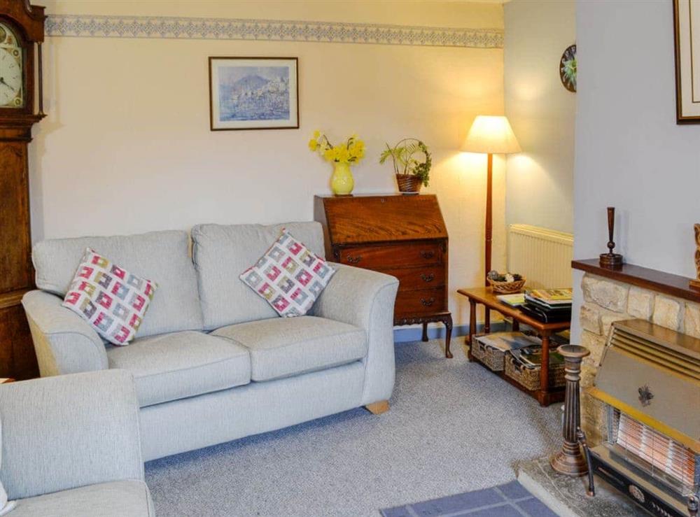 Comfortable living room at Regina Cottage in Mangerton, Nr Bridport, Dorset., Great Britain