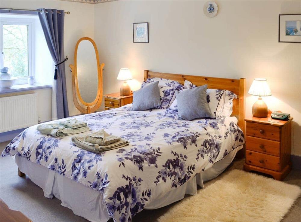 Double bedroom at Regina Cottage in Mangerton, Nr Bridport, Dorset., Great Britain