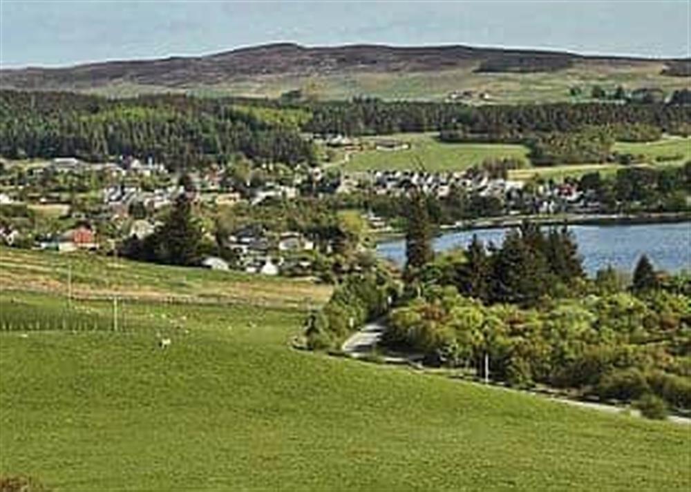 View at Reid’s Cottage in Lairg, Sutherland., Great Britain