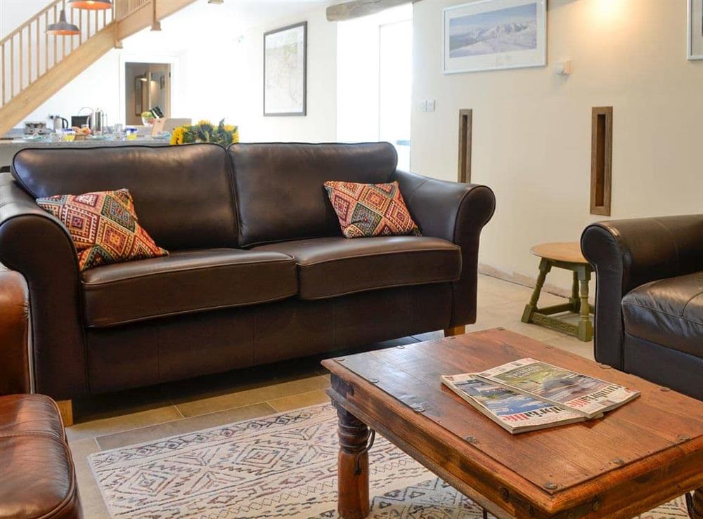 Comfortable living area at Reivers Retreat in Denton Mill, near Brampton, Cumbria