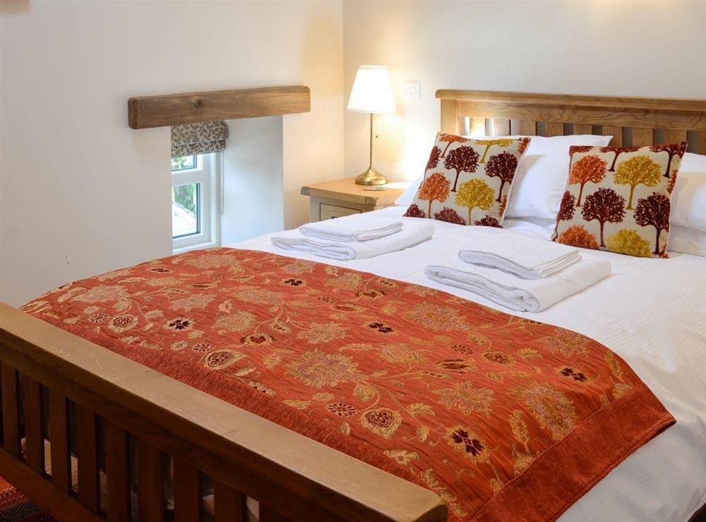 Romantic double bedroom at Reivers Retreat in Denton Mill, near Brampton, Cumbria