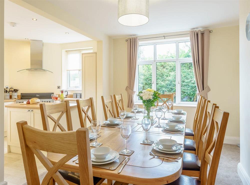 Dining area at Renchers Farmhouse in Crossway Green, near Stourport-on-Severn, Worcestershire