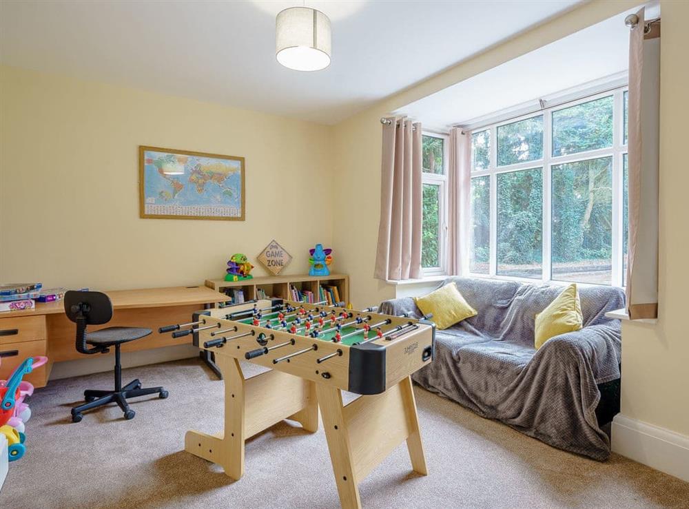 Games room at Renchers Farmhouse in Crossway Green, near Stourport-on-Severn, Worcestershire
