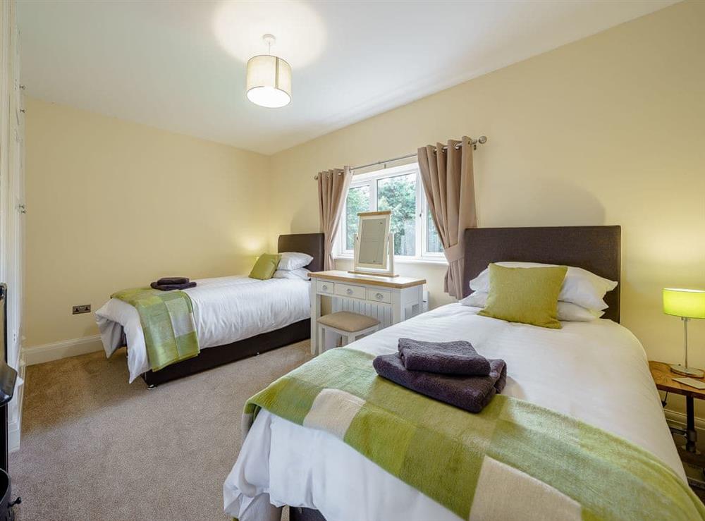 Twin bedroom at Renchers Farmhouse in Crossway Green, near Stourport-on-Severn, Worcestershire
