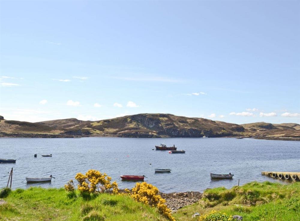 View at Repose Cottage in Crossbost, near Stornoway, Isle of Lewis, Isle Of Lewis