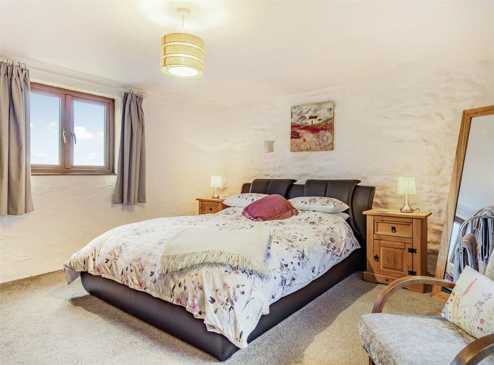 Double bedroom at Rescorla Cottage in Rescorla, Cornwall