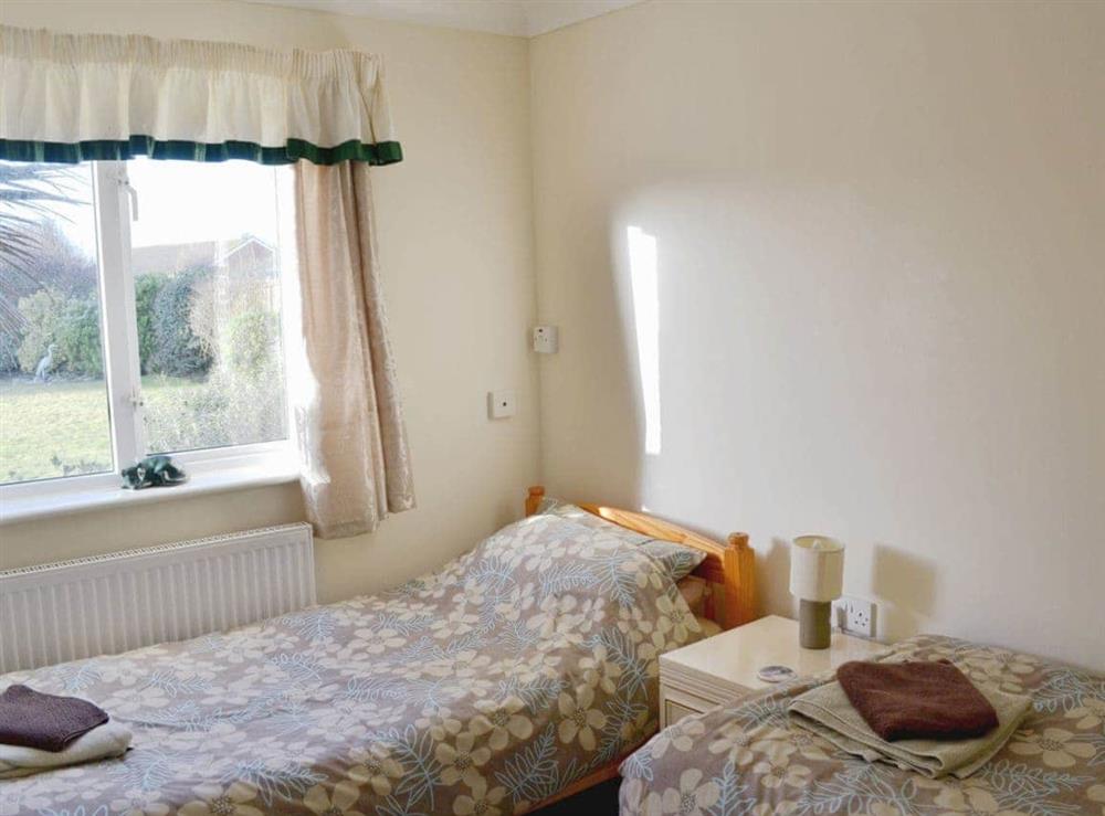 Twin bedroom at Rest-A-While in Walcott, near North Walsham, Norfolk