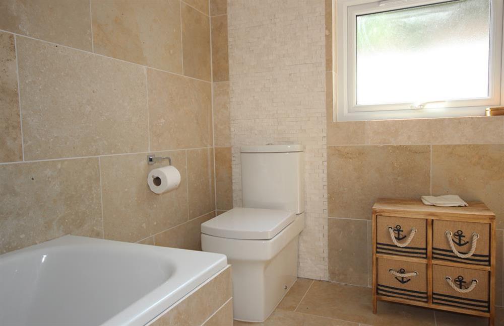 Fully tiled bath/shower room at Rest and Recuperation in , Dartmouth