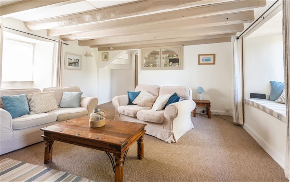The cosy, spacious lounge at Rest Cottage in Stokenham