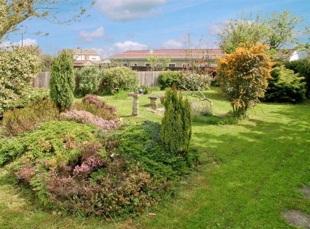 Garden at Rest-Haven in Bacton, near Wroxham, Norfolk