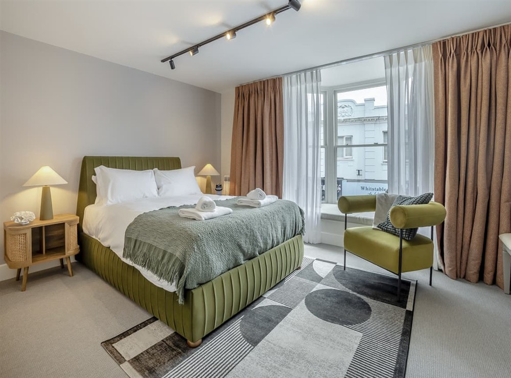 Double bedroom at Restharrow in Whitstable, Kent