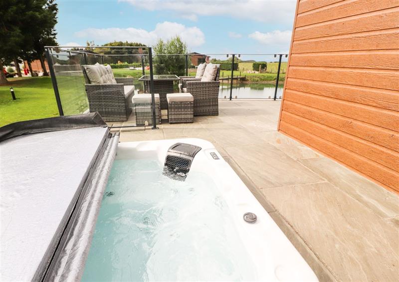 There is a swimming pool at Retreat By The Bowers, Nateby near Garstang