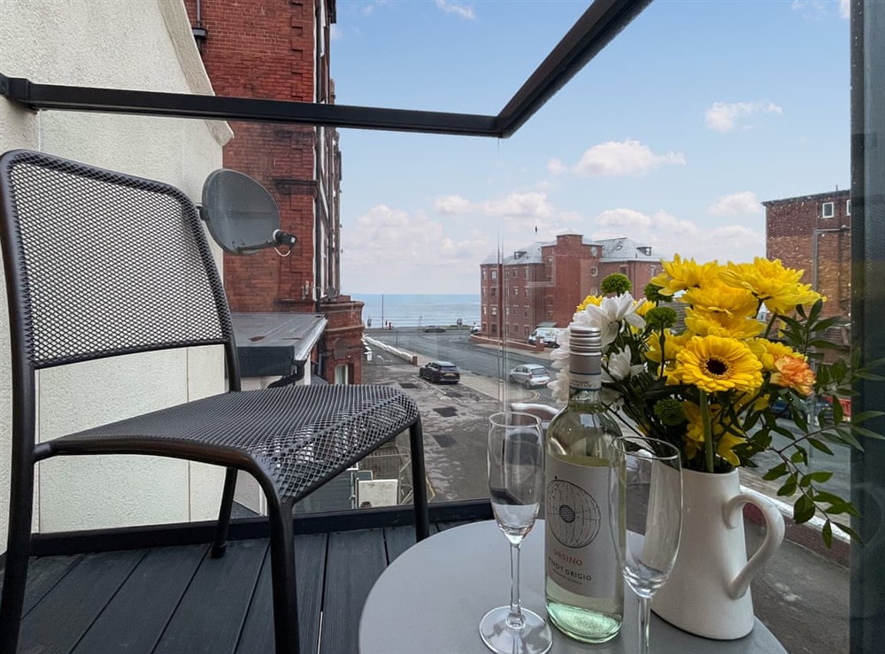 Balcony at Retro Retreat in Whitby, North Yorkshire