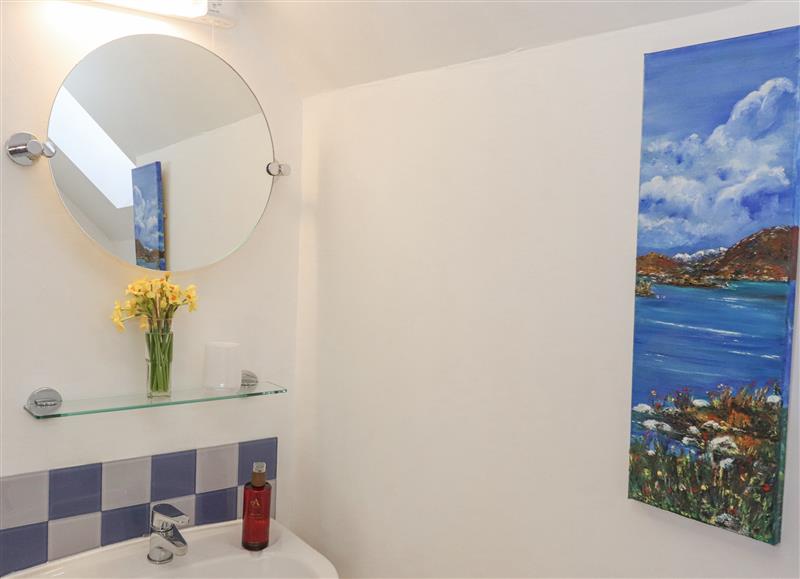 The bathroom at Reyflat Barn, Rosemarkie