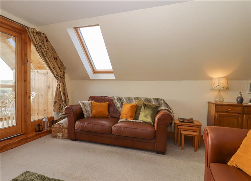 The living area at Reyflat Barn, Rosemarkie