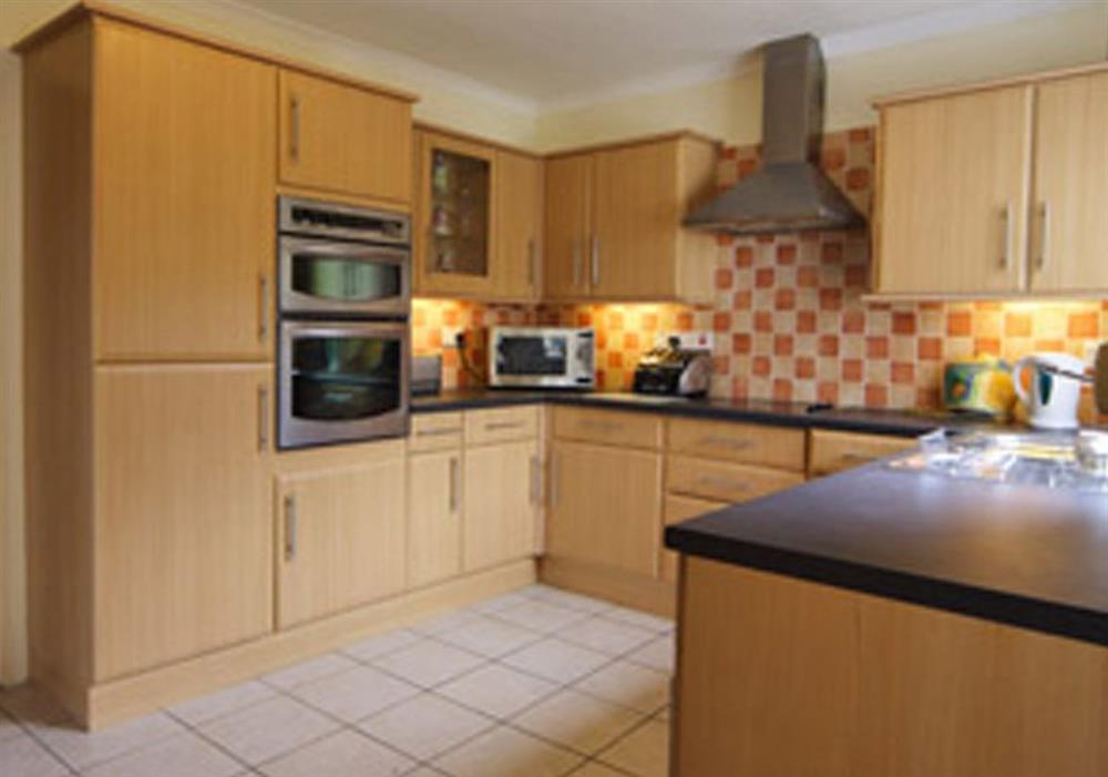 Rhandir-Mwyn kitchen at Rhandir-Mwyn in Caernarfon, Gwynedd