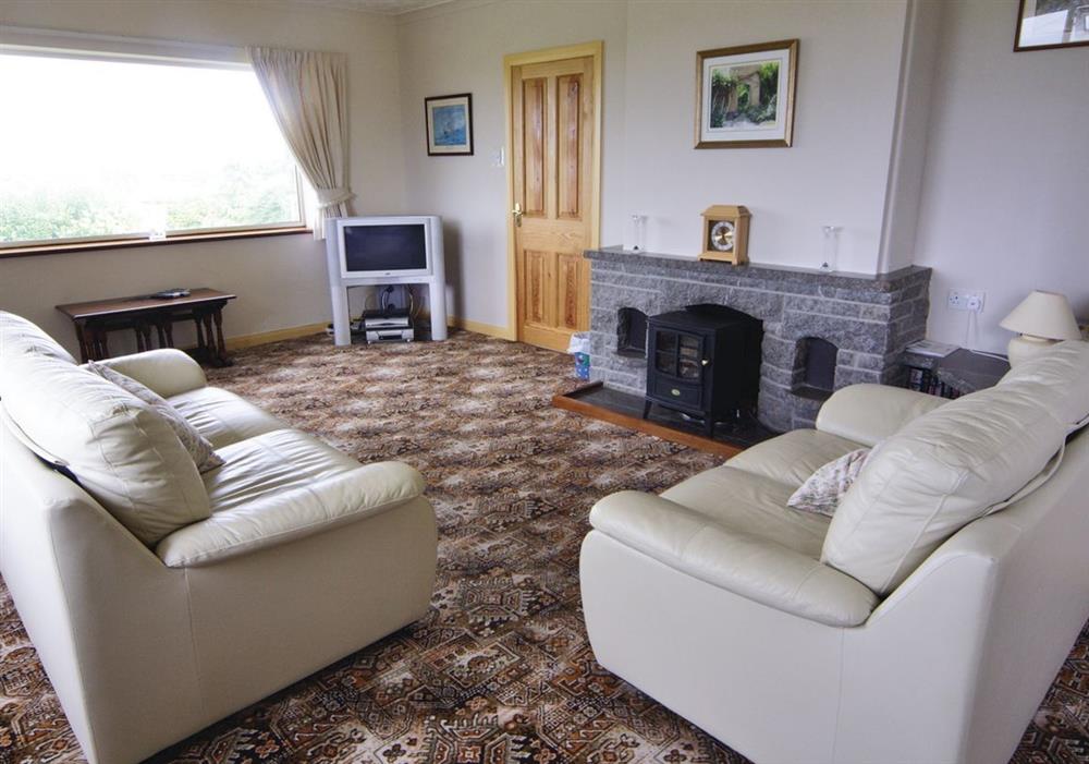 Rhandir-Mwyn sitting room at Rhandir-Mwyn in Caernarfon, Gwynedd