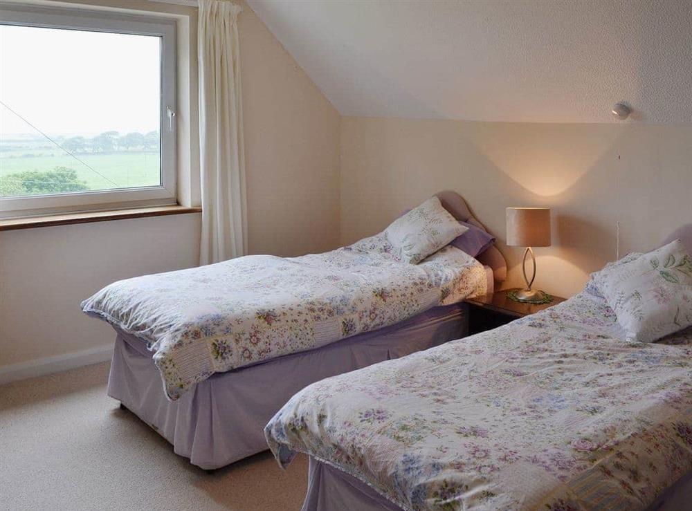 Twin bedroom with fine views at Rhandir-Mwyn in Caernarfon, Gwynedd
