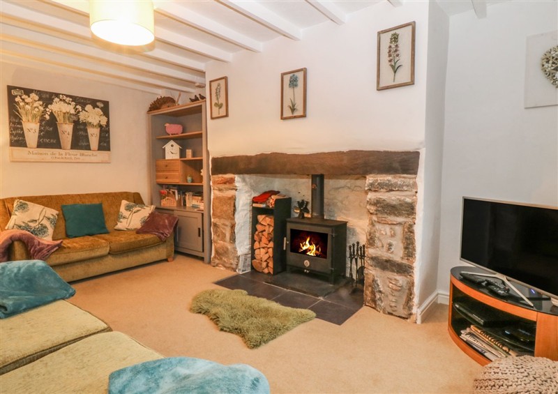 The living room at Rhianfa, Newborough