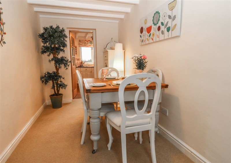 This is the dining room at Rhianfa, Newborough