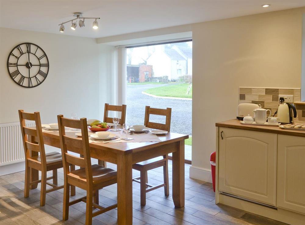 Airy dining area at Rhiwal Kitty in Bodedern near Holyhead, Gwynedd