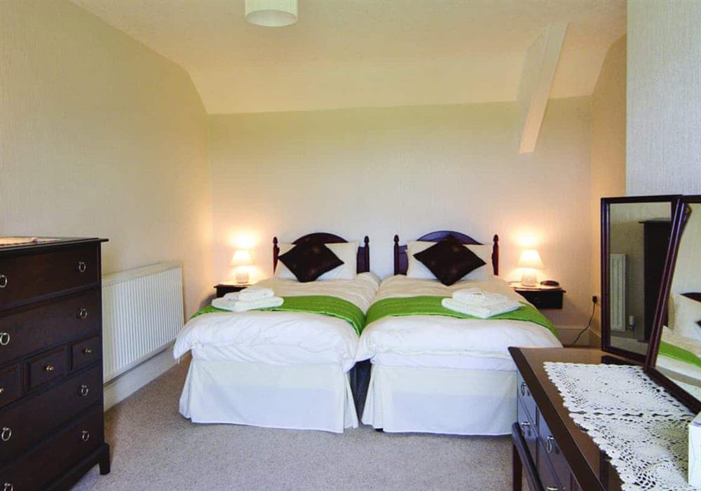 Rhiwgoch twin bedded room at Rhiwgoch in Harlech, Gwynedd