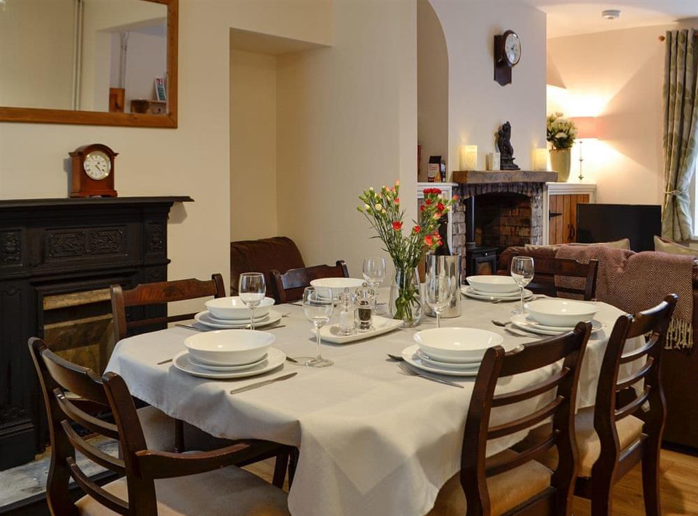 Convenient dining area at Rhonas Cottage in Abergavenny, Gwent