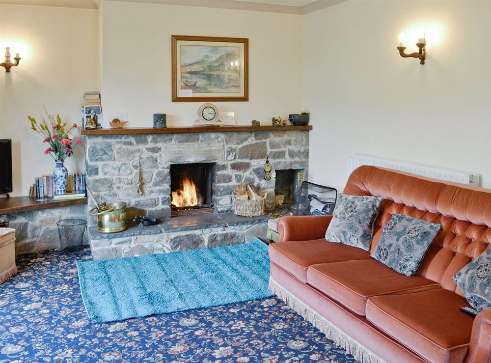 Charming living room at Rhonepark Steading in Castle Douglas, Kirkcudbrightshire