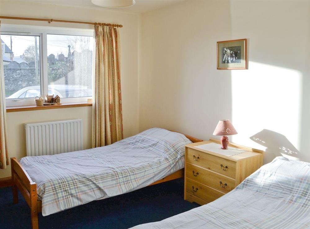 Light and airy twin bedroom at Rhonepark Steading in Castle Douglas, Kirkcudbrightshire