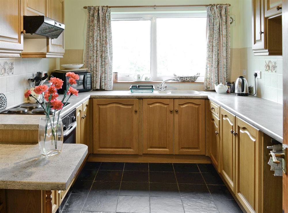 Well-appointed fully-fitted kitchen at Rhonepark Steading in Castle Douglas, Kirkcudbrightshire
