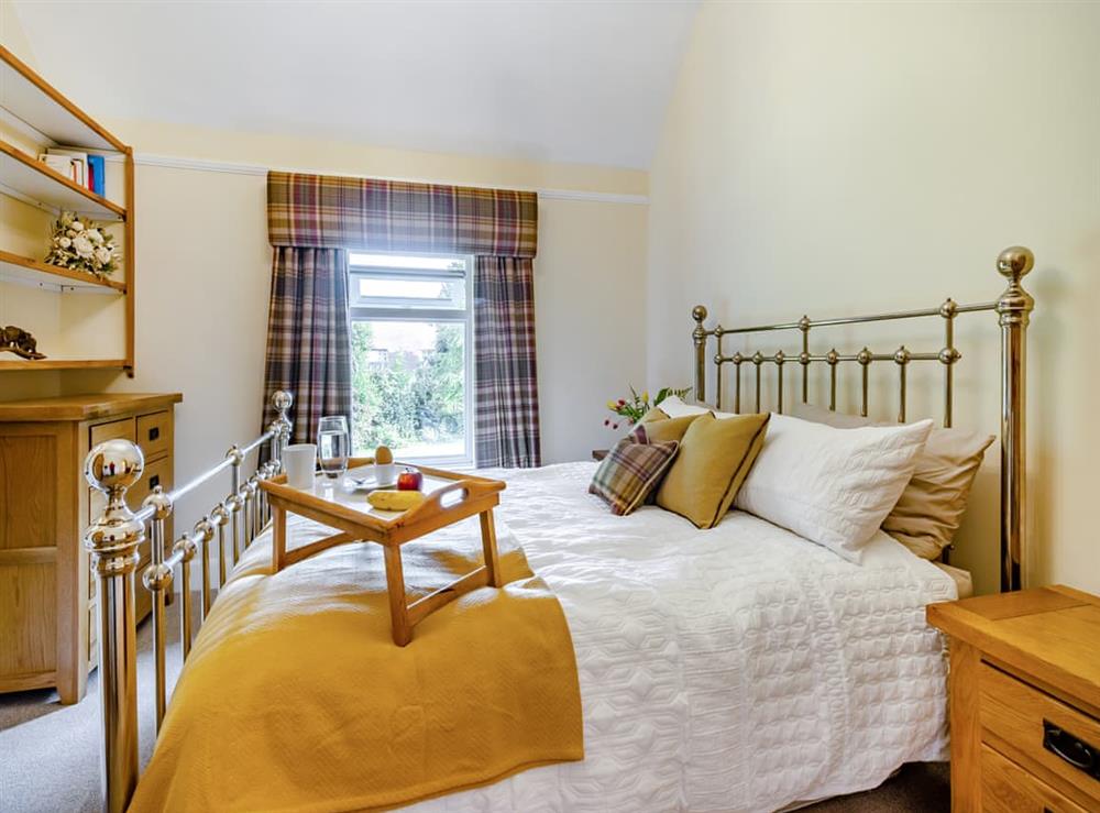 Double bedroom at Rhos Cottage in Weston Rhyn, near Oswestry, Shropshire