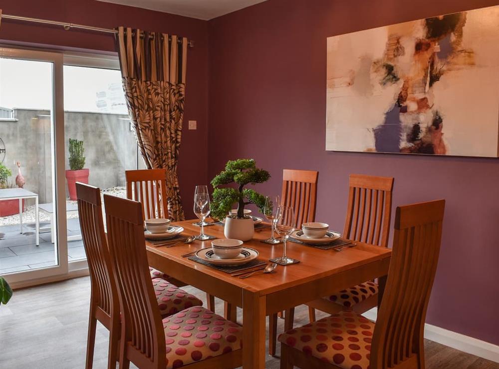 Dining room at Rhoslan in Caernarfon, Gwynedd