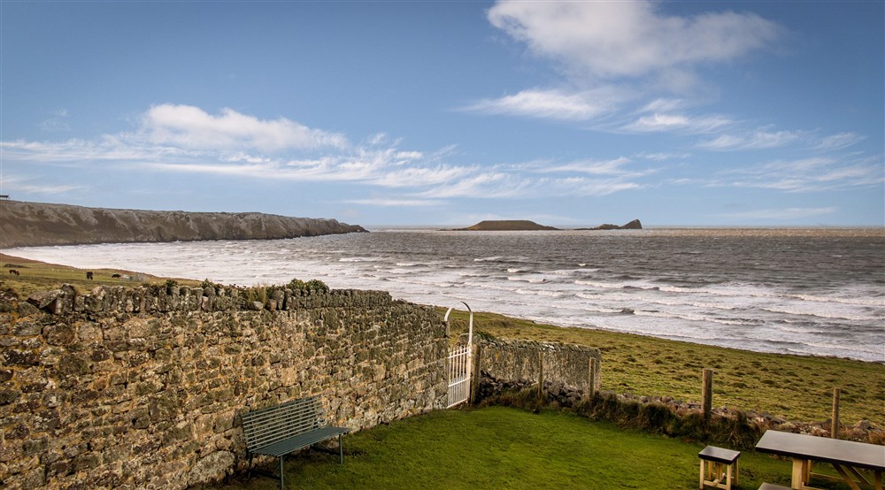 The garden (photo 2) at Rhossili Old Rectory in Rhossili, South Wales