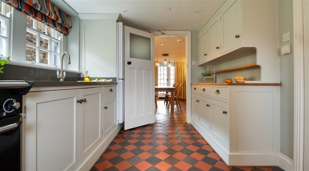 The kitchen at Rhossili Old Rectory in Rhossili, South Wales