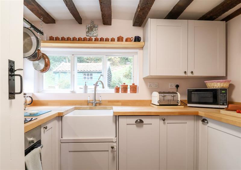 The kitchen at Rhubarb Cottage, Ufford near Woodbridge