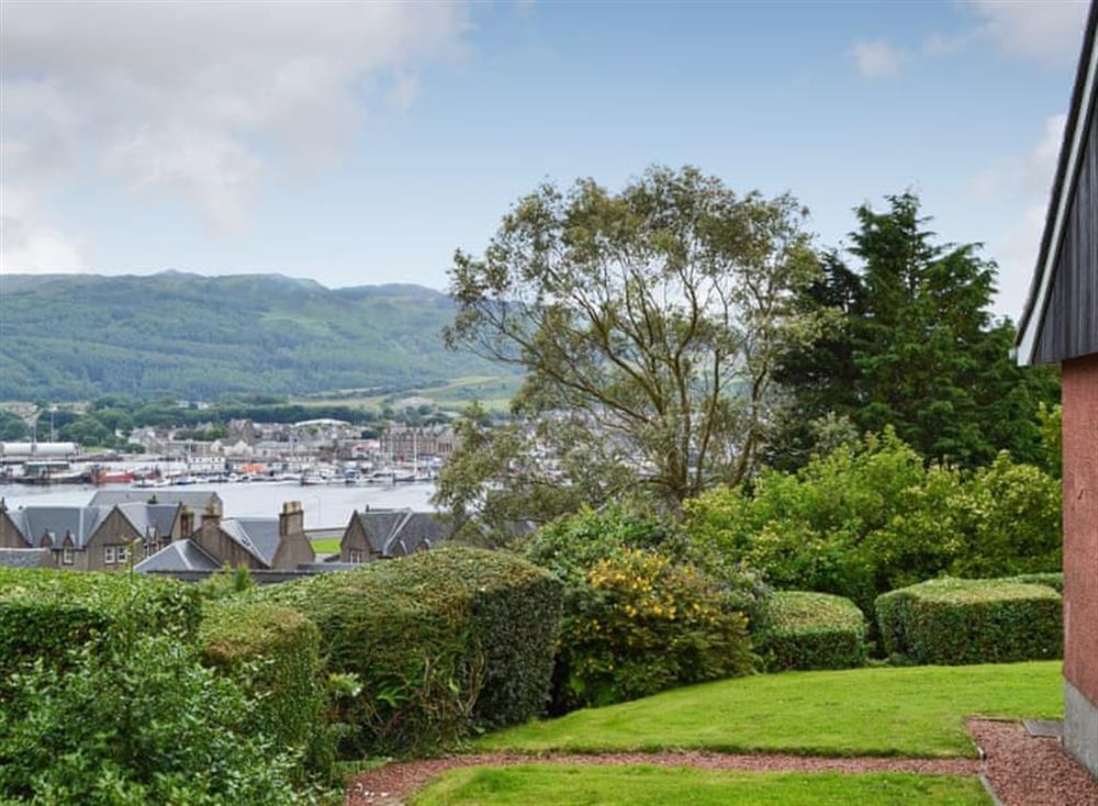 View from the garden at Rhuside in Campbeltown, Argyll