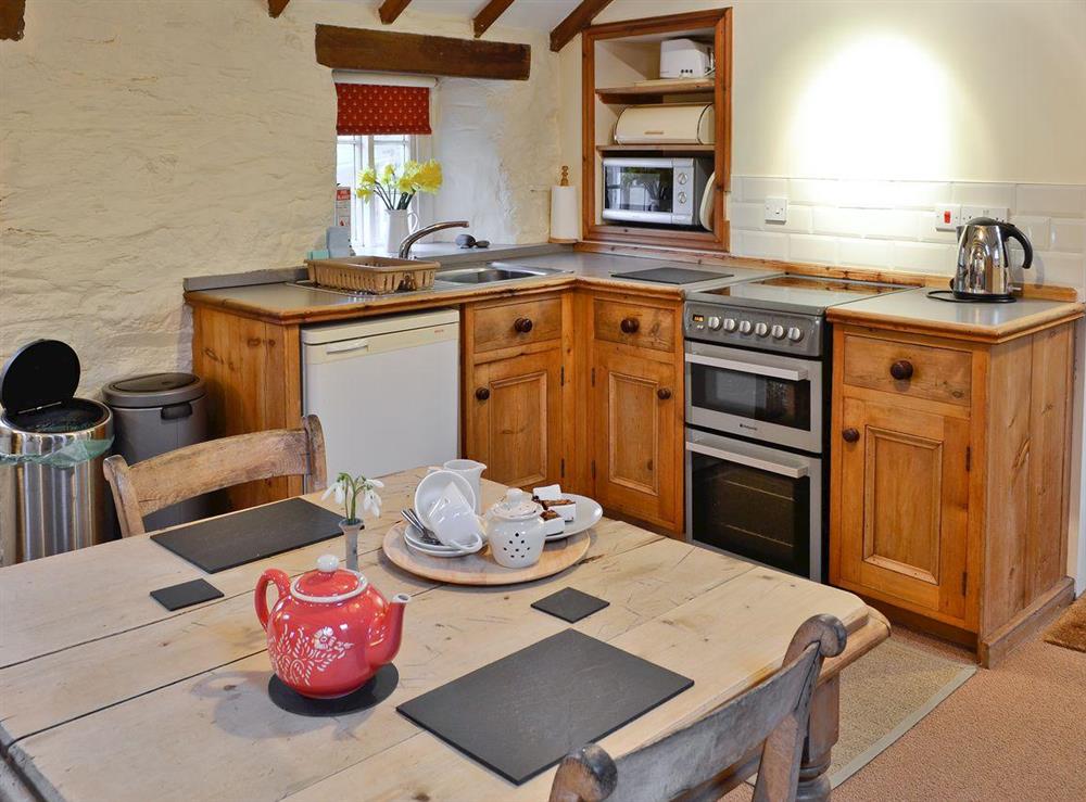 Kitchen & dining area at Rhydlanfair Cottage in Nr. Betws-y-Coed, Gwynedd., Great Britain